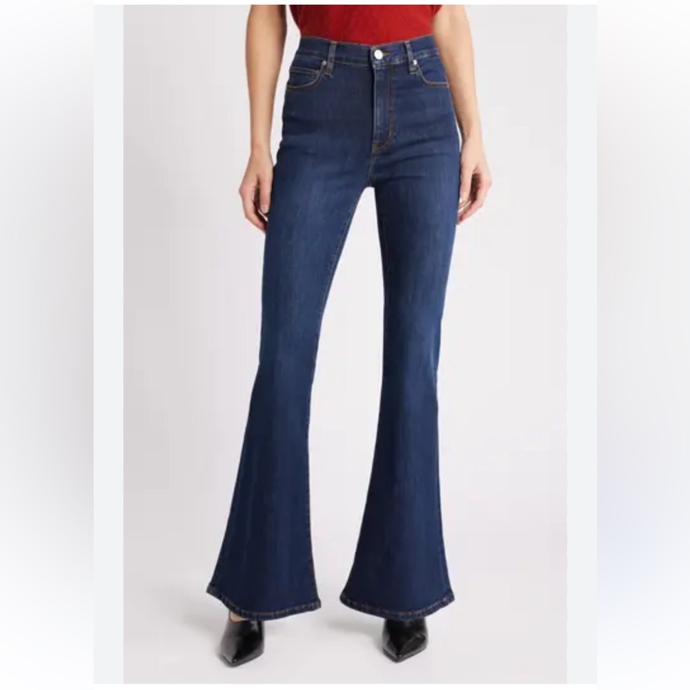 FRAME Le Easy High Waist Flare Jeans